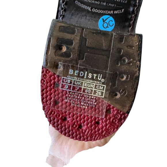 BED STU Manchester tall equestrian style boot Black Hand Wash Size 9  NIB - Picture 7 of 9